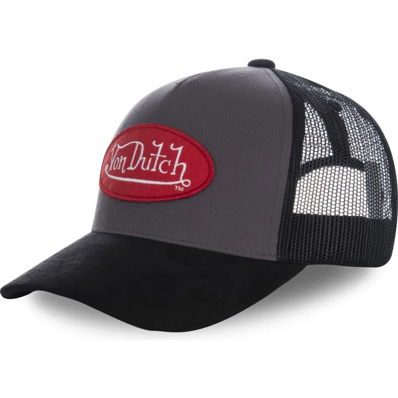 Von Dutch SUEDE2 Trucker Cap Schwarz Caphunters Ch