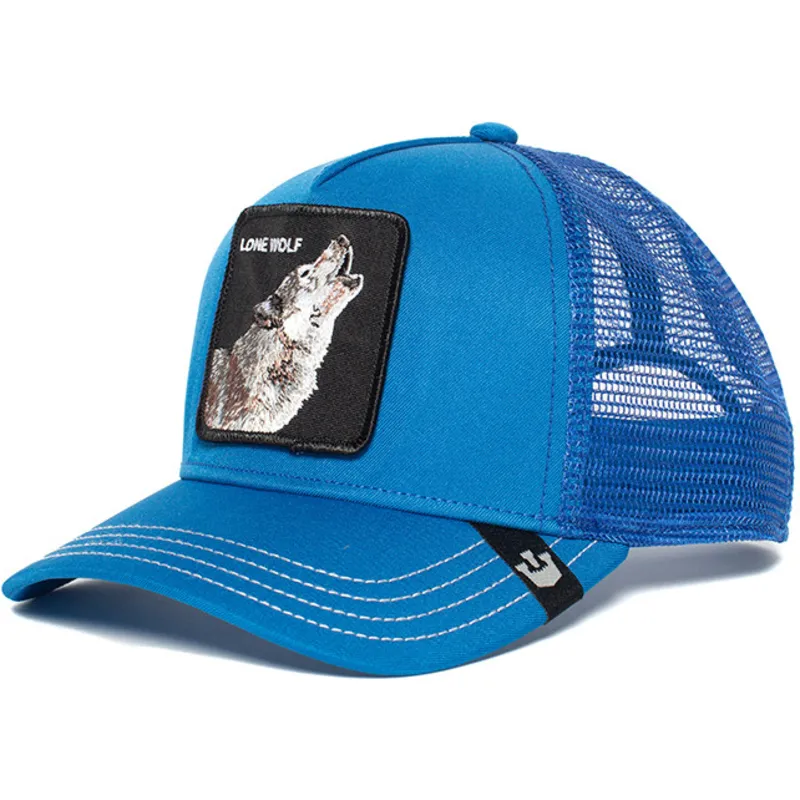 Goorin Bros Wolf Blue Trucker Hat Caphunters Ch