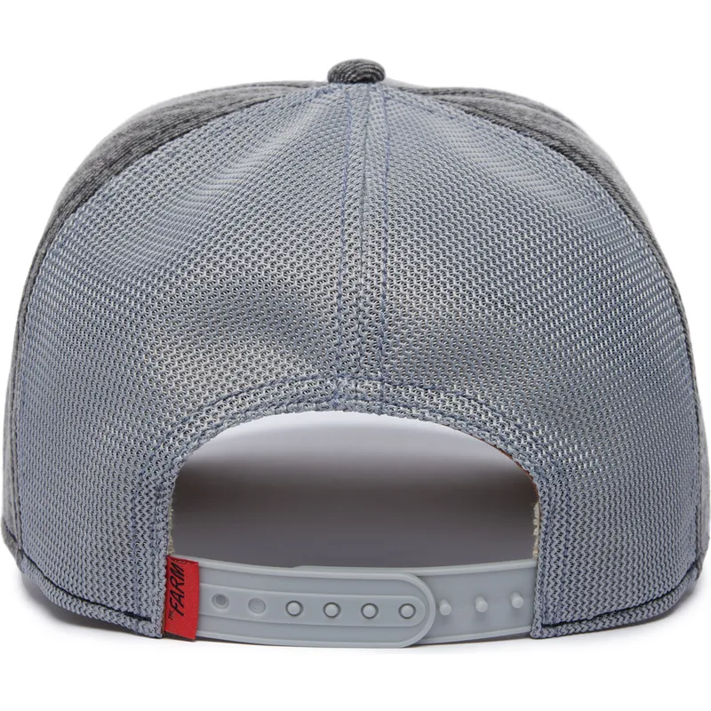 Goorin Bros Curved Brim The Farm Nude Denim Grey Snapback Cap