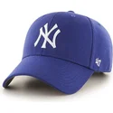 mutzen-gebogen-blau-verstellbares-band-fur-kinder-der-new-york-yankees-mlb-von-47-brand
