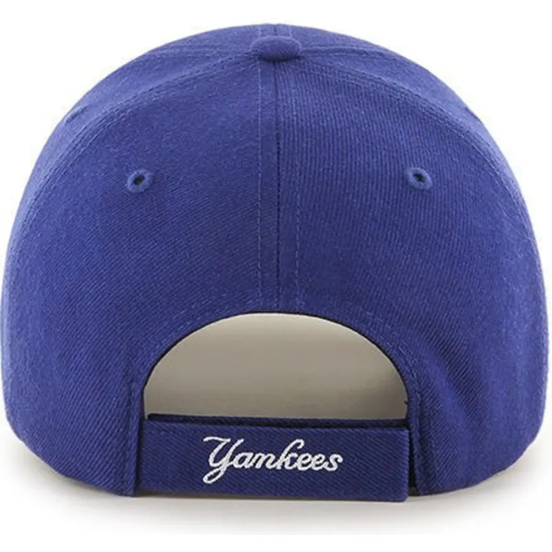 cappelli-curva-blu-cinghia-regolabile-per-bambino-dei-new-york-yankees-mlb-di-47-brand