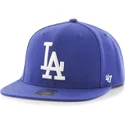 cappello-piatto-snapback-blu-los-angeles-dodgers-mlb-captain-di-47-brand