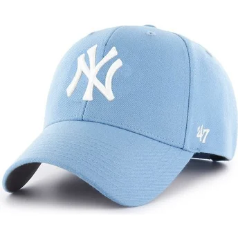 Gorra curva azul claro snapback de New York Yankees MLB MVP de 47 Brand