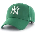 cappellino-curvo-verde-snapback-dei-new-york-yankees-mlb-mvp-di-47-brand