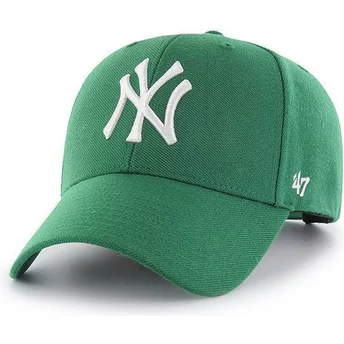 47 Brand Curved Brim New York Yankees MLB MVP Snapback Cap grün