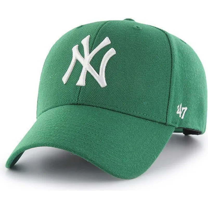 gron-curved-snapback-kasket-fra-new-york-yankees-mlb-mvp-fra-47-brand