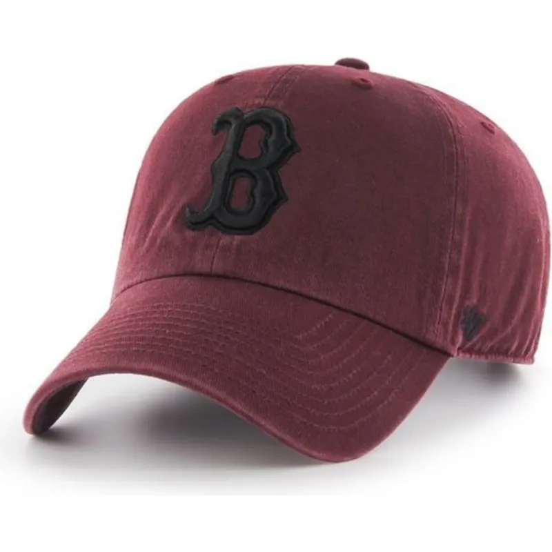 cappelli-curva-rosso-cinghia-regolabile-granate-negro-dei-boston-red-sox-mlb-di-47-brand cappelli-curva-rosso-cinghia-regolabile-granate-negro-dei-boston-red-sox-mlb-di-47-brand