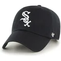 schwarze-gebogene-kappe-der-chicago-white-sox-mlb-clean-up-von-47-brand
