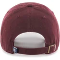 cappellino-curvo-granata-con-logo-nero-dei-new-york-yankees-mlb-clean-up-di-47-brand