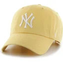 cappelli-curva-giallo-cinghia-regolabile-dei-new-york-yankees-mlb-di-47-brand