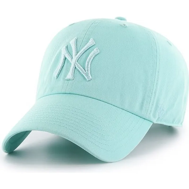 mutzen-gebogen-grun-verstellbares-band-claro-claro-der-new-york-yankees-mlb-von-47-brand