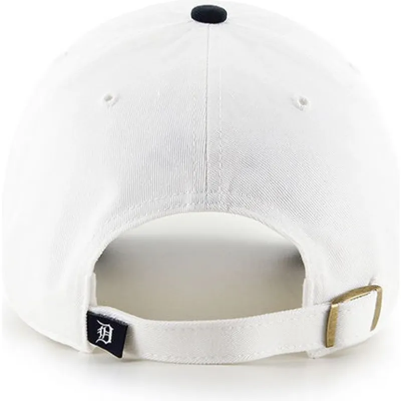 cappelli-curva-bianco-cinghia-regolabile-en-dos-tonos-dei-detroit-tigers-mlb-di-47-brand