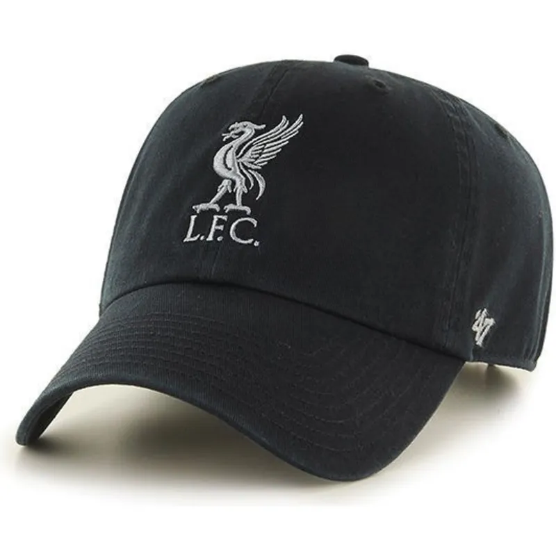 cappelli-curva-nero-cinghia-regolabile-dei-liverpool-football-club-premier-league-di-47-brand