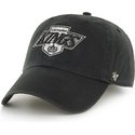 47-brand-curved-brim-mit-altem-logo-los-angeles-kings-nhl-clean-up-cap-schwarz