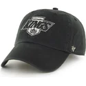 cappellino-curvo-nero-con-vecchio-logo-dei-los-angeles-kings-nhl-clean-up-di-47-brand