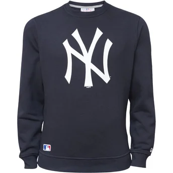 felpe-senza-cappuccio-blu-crew-neck-dei-new-york-yankees-mlb-di-new-era