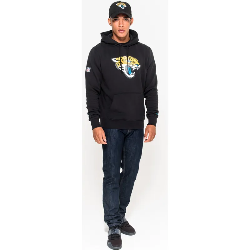 felpe-con-cappuccio-nero-pullover-hoodie-dei-jacksonville-jaguars-nfl-di-new-era