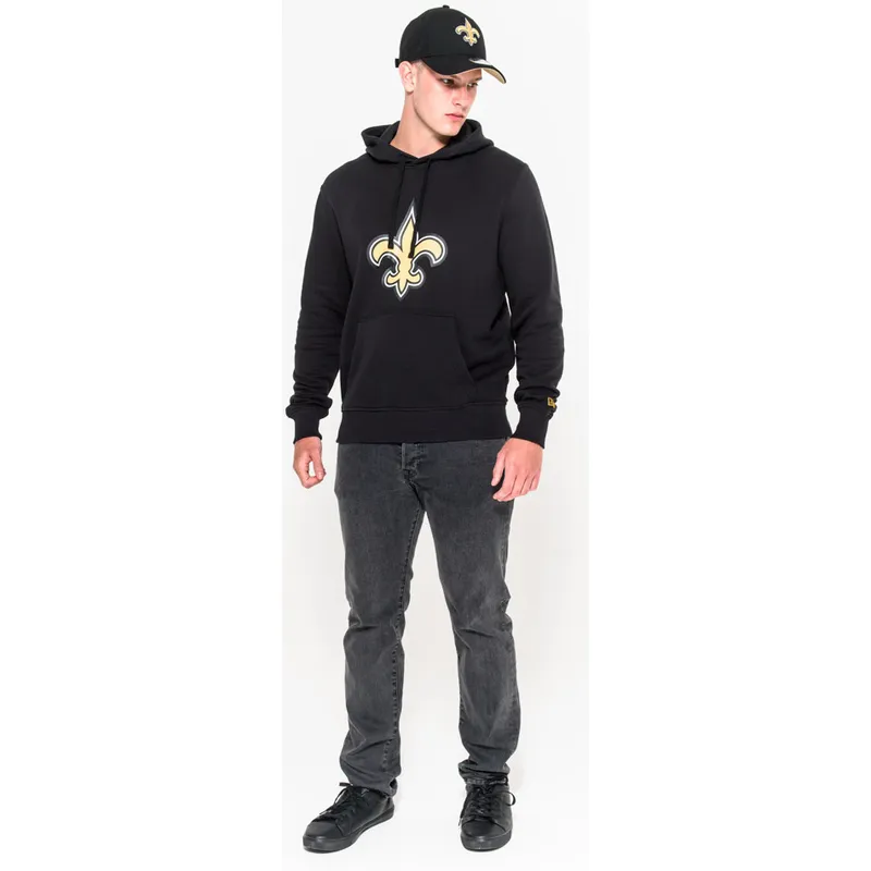 felpe-con-cappuccio-nero-pullover-hoodie-dei-new-orleans-saints-nfl-di-new-era