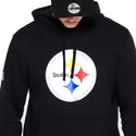 felpa-con-cappuccio-nera-pullover-hoodie-dei-pittsburgh-steelers-nfl-di-new-era