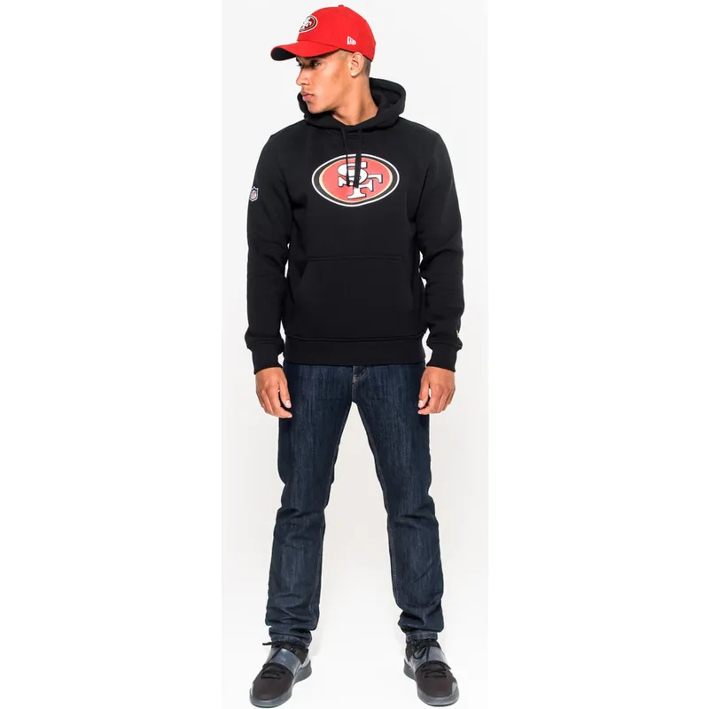 felpe-con-cappuccio-nero-pullover-hoodie-dei-san-francisco-49ers-nfl-di-new-era felpe-con-cappuccio-nero-pullover-hoodie-dei-san-francisco-49ers-nfl-di-new-era
