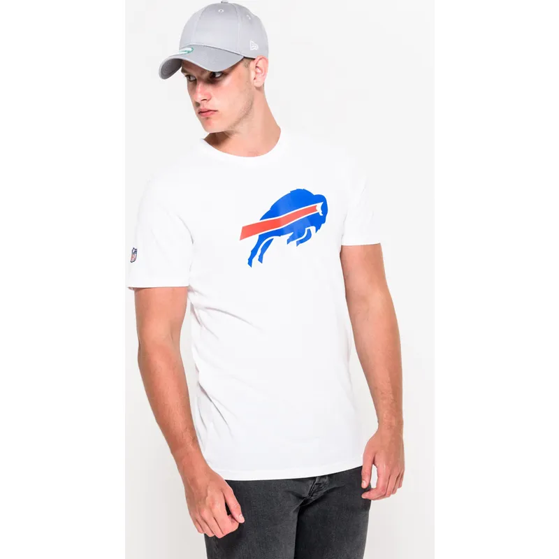 magliette-manica-corta-bianco-de-dei-buffalo-bills-nfl-di-new-era