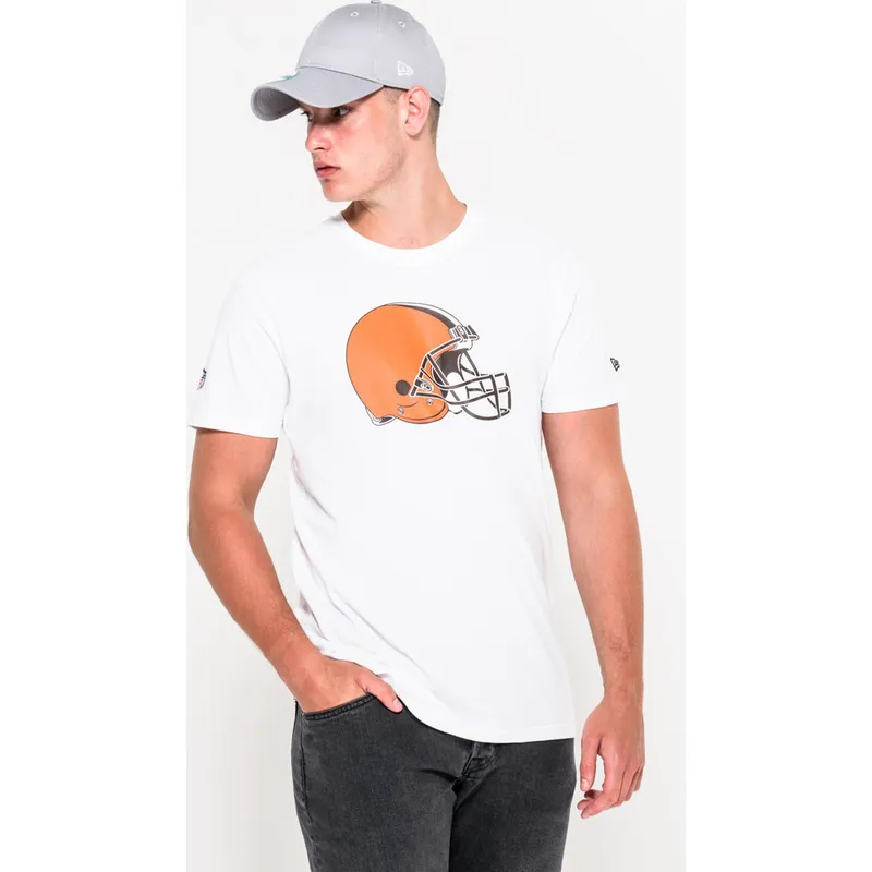 magliette-manica-corta-bianco-de-dei-cleveland-browns-nfl-di-new-era magliette-manica-corta-bianco-de-dei-cleveland-browns-nfl-di-new-era