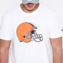 magliette-manica-corta-bianco-de-dei-cleveland-browns-nfl-di-new-era