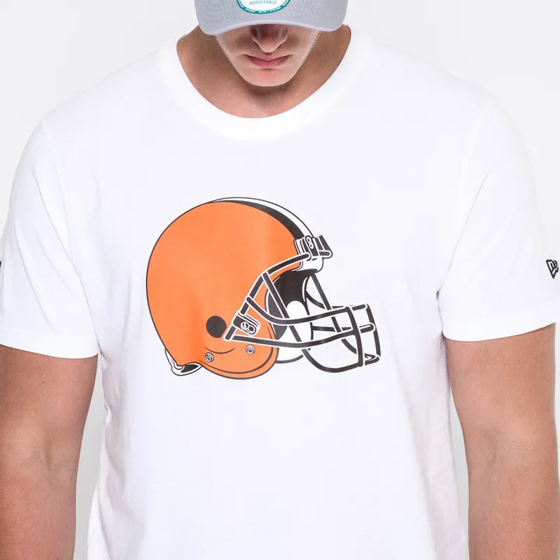 magliette-manica-corta-bianco-de-dei-cleveland-browns-nfl-di-new-era magliette-manica-corta-bianco-de-dei-cleveland-browns-nfl-di-new-era