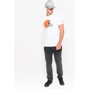 magliette-manica-corta-bianco-de-dei-cleveland-browns-nfl-di-new-era