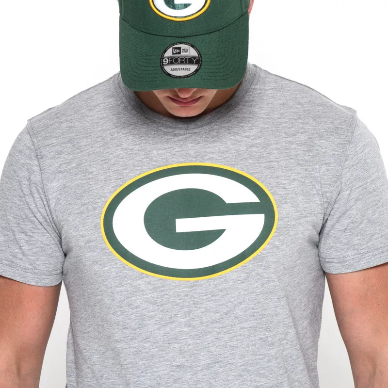 magliette-manica-corta-grigio-de-dei-green-bay-packers-nfl-di-new-era