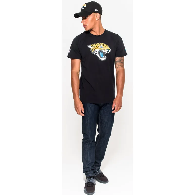 magliette-manica-corta-nero-de-dei-jacksonville-jaguars-nfl-di-new-era
