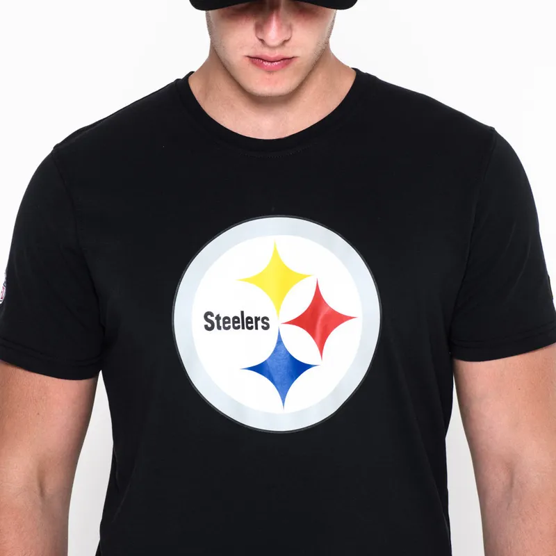 magliette-manica-corta-nero-de-dei-pittsburgh-steelers-nfl-di-new-era