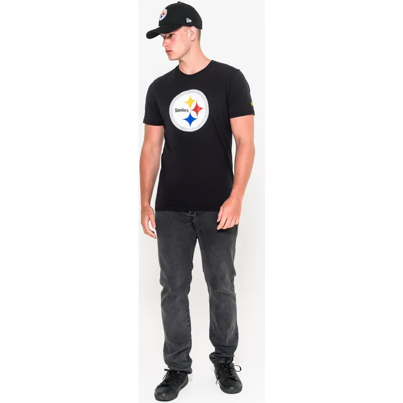 t-shirt-kurzarm-schwarz-de-der-pittsburgh-steelers-nfl-von-new-era