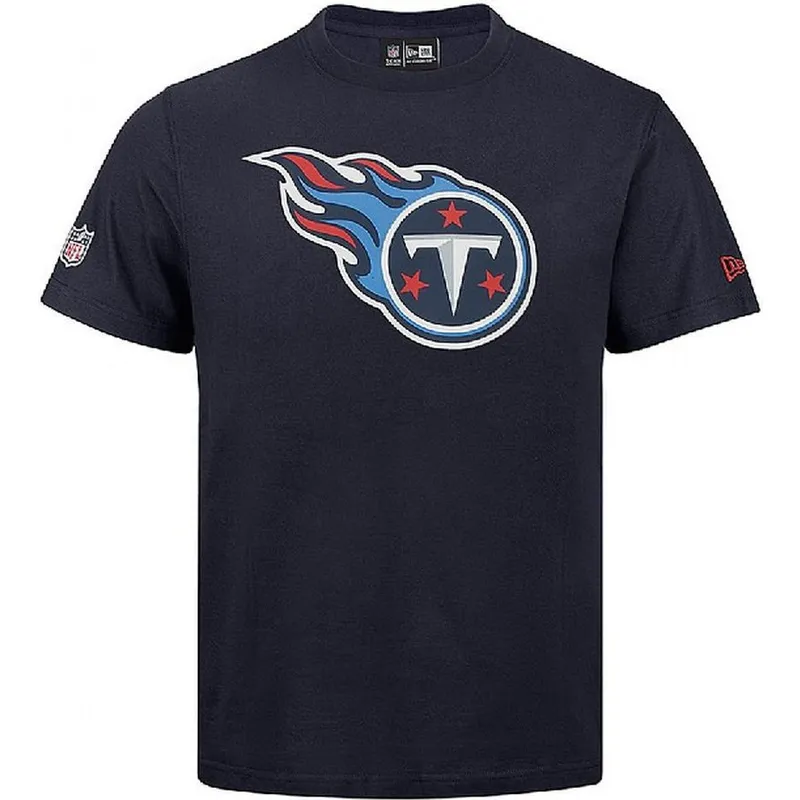 tennessee-titans-nfl-new-era-blaues-t-shirt-mit-kurzen-armeln