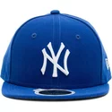 new-era-kinder-flat-brim-59fifty-essential-new-york-yankees-mlb-fitted-cap-blau