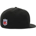 cappello-piatto-nero-aderente-59fifty-authentic-on-field-game-dei-las-vegas-raiders-nfl-di-new-era