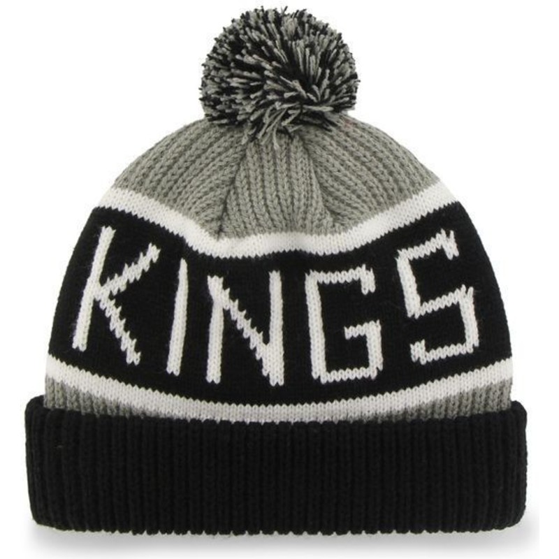 47-brand-los-angeles-kings-nhl-calgary-beanie-bommelmutze-grau