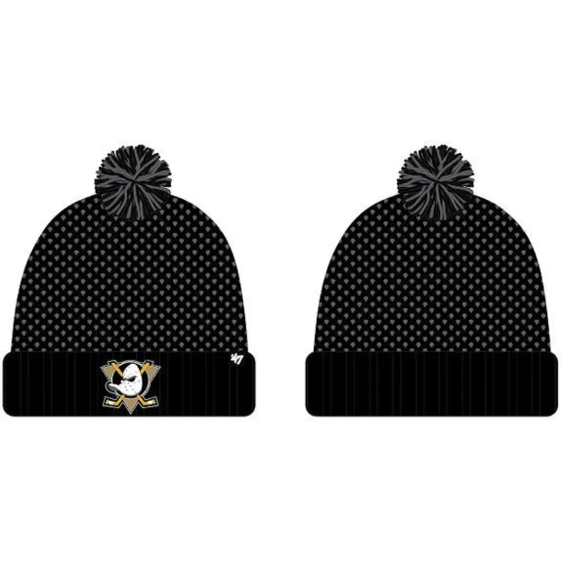 cappelli-pompon-nero-dei-anaheim-ducks-nhl-di-47-brand