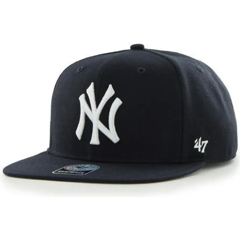 cappelli-piatta-nero-snapback-dei-new-york-yankees-mlb-di-47-brand cappelli-piatta-nero-snapback-dei-new-york-yankees-mlb-di-47-brand