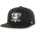 casquette-plate-noire-snapback-anaheim-ducks-nhl-no-shot-captain-47-brand