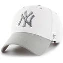 cappelli-curva-bianco-cinghia-regolabile-dei-new-york-yankees-mlb-di-47-brand