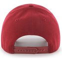 47-brand-curved-brim-new-york-yankees-mlb-mvp-dark-snapback-cap-rot