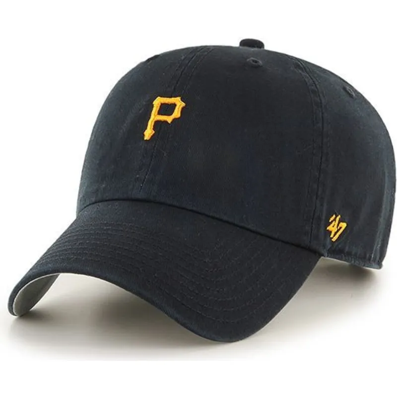 mutzen-gebogen-schwarz-verstellbares-band-mini-der-pittsburgh-pirates-mlb-von-47-brand