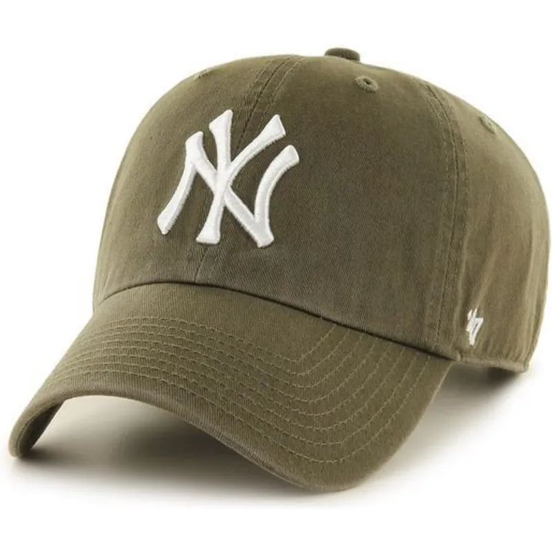 mutzen-gebogen-braun-verstellbares-band-der-new-york-yankees-mlb-von-47-brand mutzen-gebogen-braun-verstellbares-band-der-new-york-yankees-mlb-von-47-brand