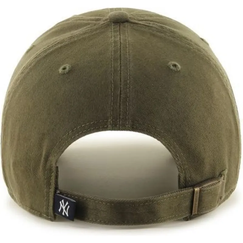 cappelli-curva-marrone-cinghia-regolabile-dei-new-york-yankees-mlb-di-47-brand