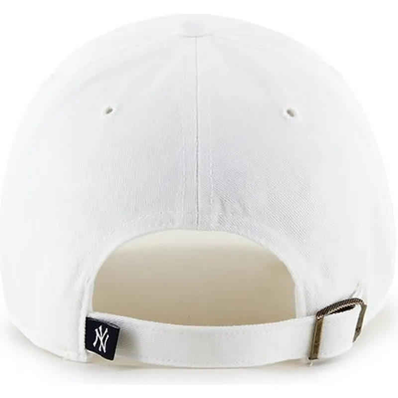 cappellino-curvo-bianco-dei-new-york-yankees-mlb-clean-up-di-47-brand