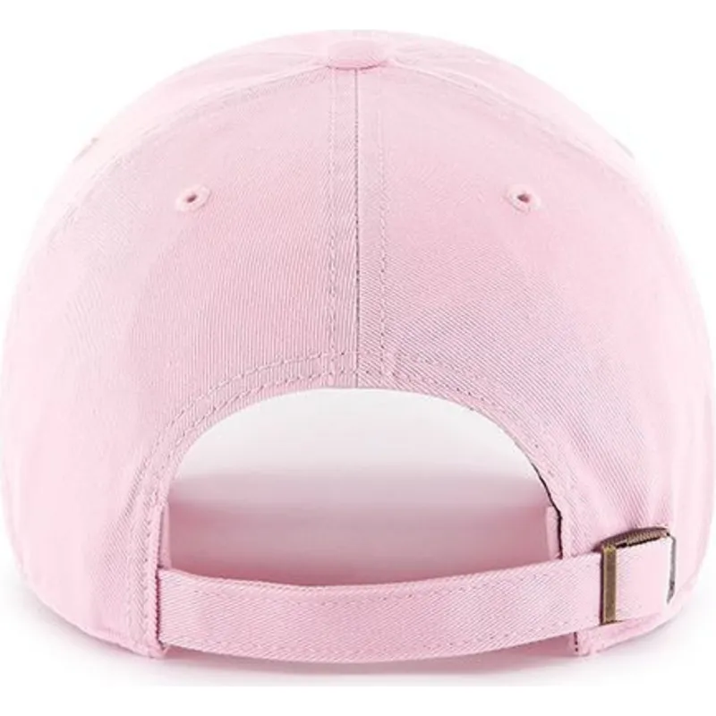 cappelli-curva-rosa-cinghia-regolabile-claro-dei-new-york-yankees-mlb-di-47-brand