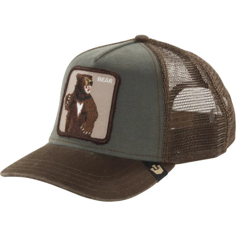 gorra-trucker-verde-orso-lone-star-di-goorin-bros