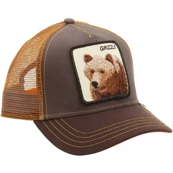 Cappellino trucker marrone orso Grizz di Goorin Bros.