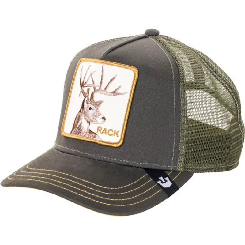 czapka-trucker-zielona-jelen-rack-od-goorin-bros